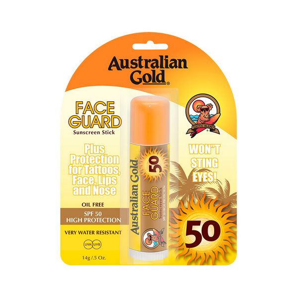 Køb Solcreme til ansigtet Sunscreen Stick Australian SPF 50 (14 g) Outletto